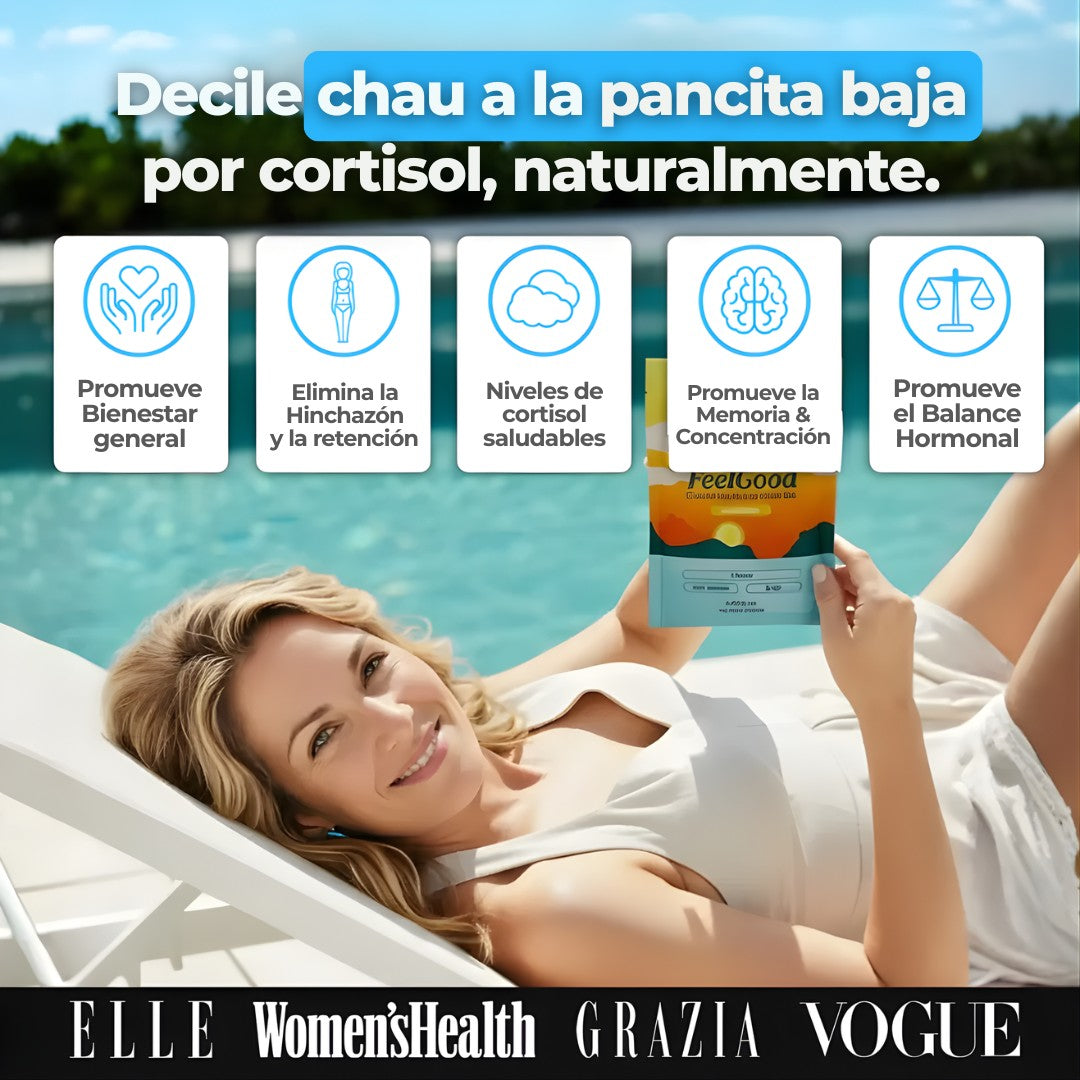FeelGood™: Tu ritual diario para la panza por estrés.