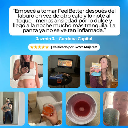 FeelGood™: Tu ritual diario para la panza por estrés.