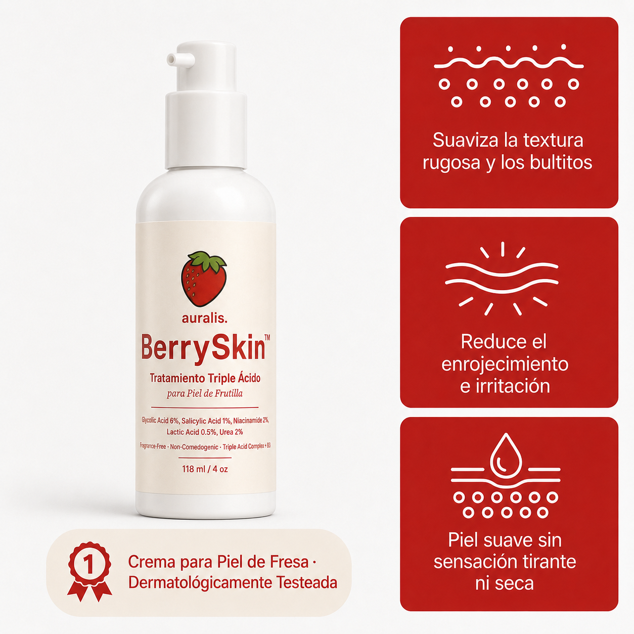 BerrySkin®: Eliminá tu Piel de Frutilla