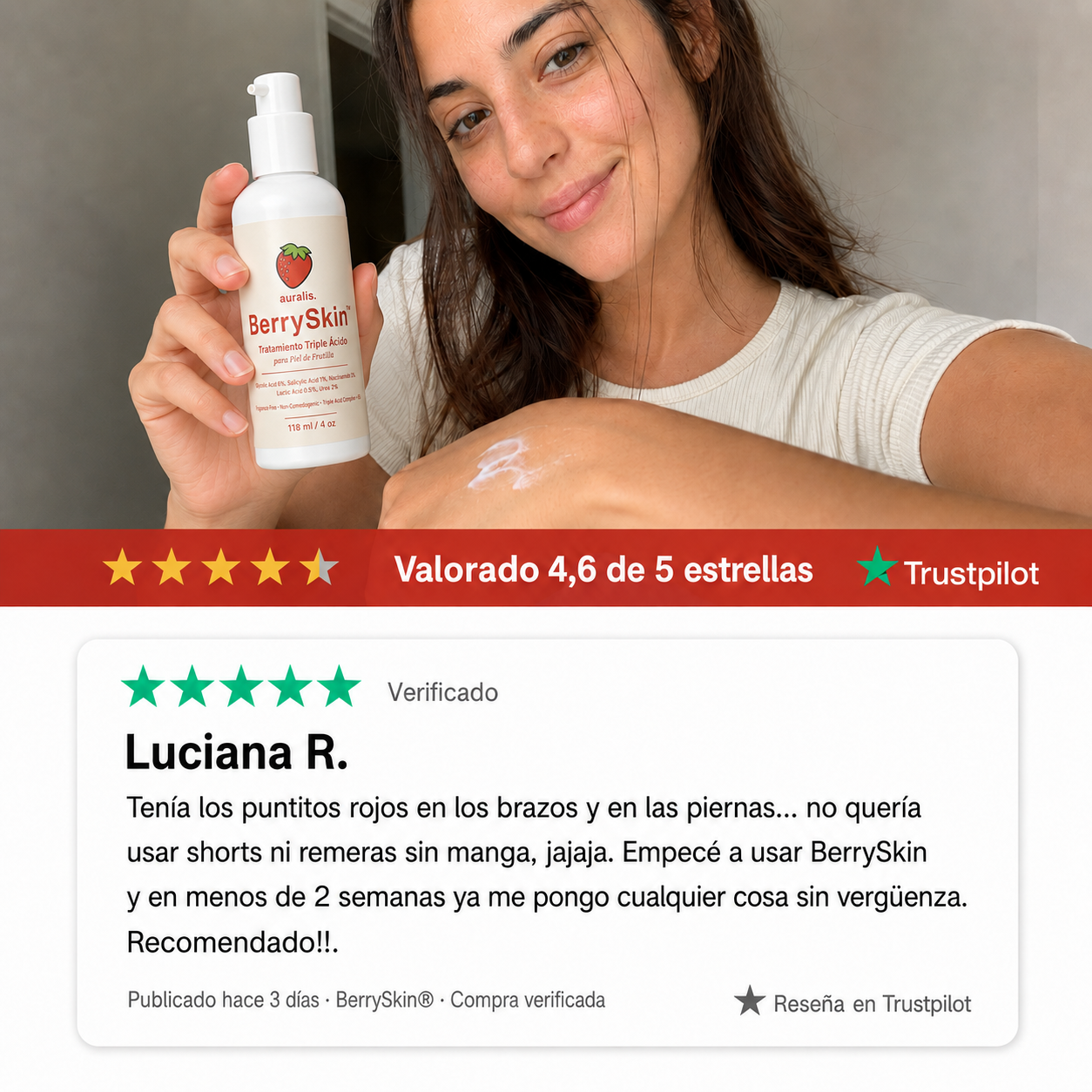 BerrySkin®: Eliminá tu Piel de Frutilla