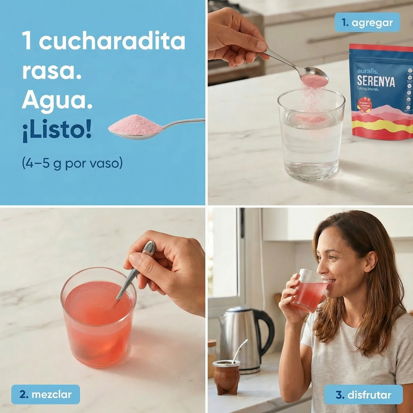 Serenya™: Coctel para la panza por estrés.